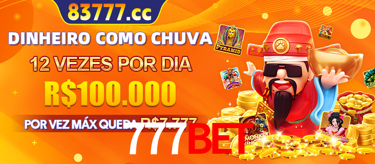 Banner do programa de recompensas Recomende para amigos do 777BET, detalhando os bônus por convidar amigos, com prêmios que chegam a R$288.888.